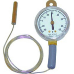 2" Dial Refrigerator / Freezer Thermometer with 48" Capillary