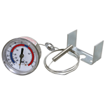 2" Dial Thermometer with U-Clamp and 29" Capillary