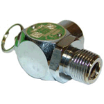 30 PSI Chrome Steam Safety Relief Valve - 1/2" NPT