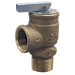 3/4" NPT Pressure Relief Valve - 125 PSI