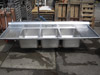 3 Compartment Commercial Sink Used Very Good Condition