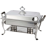 408-1 Full Rectangular Crown Chafer 8-Quart, Used Acceptable Condition