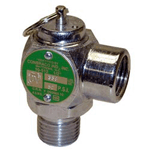 50 PSI Chrome Steam Safety Relief Valve - 1/2