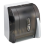 Georgia-Pacific Vista Black Hygienic Push Paddle Roll Paper Towel Dispenser