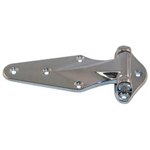 Kason 11070000004 6-1/16" x 3-1/8" Surface Mount Door Hinge With Flush Offset