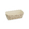 Welcome Home Brands Disposable Brown Blossom Paper Loaf Baking Pan