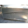 2 Door Stainless Steel Cabinet 60" x 28" x 30" - Used Condition