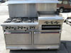 Garland Gas Restaurant Range 5 Foot Range and Griddle - Used Condition