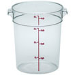 Cambro RFSCW4135 Round Storage Container Clear 4 Qt.