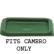Cambro SFC2452 Kelly Green Lid for 2qt. & 4qt. Square Storage Container
