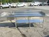 Custom Made Commercial Stainless Steel Kitchen Table & Sink Used