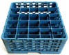 Carlisle 25-Compartment Glass Dishwasher Rack w/3 Extenders, USED, Sold by the Piece