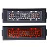 "On" and "Heat" Signal Light; 1 1/4" x 13/16"; Amber / Clear; 200 - 240V