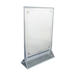 Acrylic Menu Holder, 4" Wide, 6" High