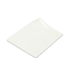 Alcas Rectangle White Dessert Plate 3-3/4" x 4-1/4" - Pack of 40