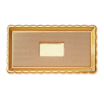 Alcas Rectangular Medoro, 35 x 15 cm - Case of 100