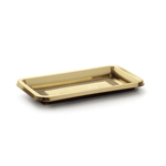 Alcas Rectangular Mini Medoro Tray, Gold, 12 cm x 7cm (4.72