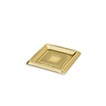 Alcas Square Mini Medoro Tray, Gold, 2-5/8 "x 2-5/8" - Pack of 100 