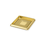 Alcas Square Mini Medoro Tray, Gold, 2" x 2" - Pack of 100