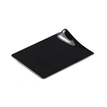 Alcas Square Mono Board 9 x 10.5 cm, Black - Pack of 40