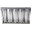 All Points 26-1762 20" x 25" x 2" Aluminum Hood Filter - Ridged Baffles