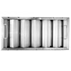 All Points 26-3889 10" x 20" x 2" Stainless Steel Hood Filter - Ridged Baffles