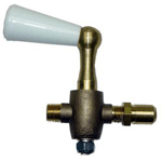 All Points 52-1065 Gas Valve with Adjustable Orifice;1/8" Gas In; 3/8"-27 Gas Out
