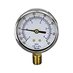 All Points 62-1099 Vacuum / Pressure Gauge; -30 to 80 PSI; 1/4