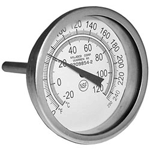 All Points 62-1103 Dishwasher Thermometer; 0 - 250 Degrees Fahrenheit; 1/4