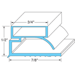 All Points 74-1105 Magnetic Door Gasket Strip - 96