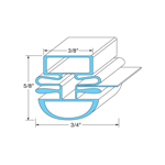 All Points 74-1237 Door Gasket