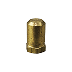 AllPoints 26-1591 Brass Hood Orifice #72, LP, 1/2"- 27 Thread, 0.925" Long