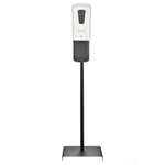 Alpine Automatic Hands-Free Foam Hand Sanitizer/Soap Dispenser with Floor Stand, 1200 mL, White