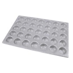 Winco 26 Gauge Glazed Aluminized Steel 48 Cup Mini Muffin Pan, 1.1 Ounce --  4 per case