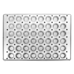 Aluminized Steel Muffin Tray, 48 Cup - Overall Size 18