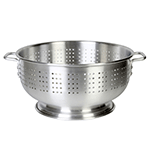 Aluminum Colander with Footed Base, 12 Quart