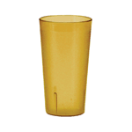 Amber Plastic Tumblers, 12 oz. - Pack of 12