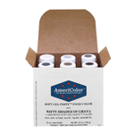 Americolor Nifty Shades of Gray Soft Gel Paste Kit, Set of 6
