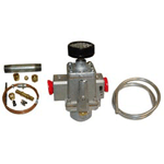 Anets OEM # D5445-00 / K4400-00 Safety Valve Kit, Natural Gas / Liquid Propane, 3/8" Gas In / Out; 1/4" Pilot Out