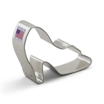 Ann Clark Glass Slipper Cookie Cutter, 3 1/2"