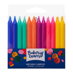 Assorted Neon Birthday Candles, Pack of 24