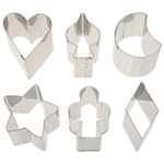 Ateco Fancy Shaped Cutter Set. Diameter of cutter 2.75". Height: 3"