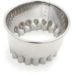 Ateco Fluted Cookie Cutter, 2-5/16" Diameter, 1-3/4" high