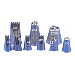Ateco Multi-Opening Pastry Tube, Stainless Steel Seamless Design