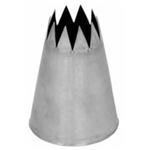 Ateco Pastry Tip Star Opening Stainless Steel Seamless Design