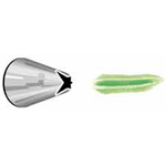 Ateco Pastry Tube S/S Seamless Design Small Star Jardiniere or Leaf Opening