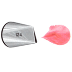 Ateco Pastry Tube Stainless Steel Large Rose Design