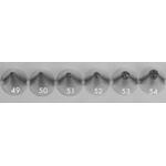 Ateco Pastry Tube, Stainless Steel Seamless Design, Small Cross Top Opening
