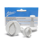Ateco Plunger Cutters, Set of 3: Leaf - 1955