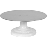 Ateco 614 Revolving Cake Decorating Stand 12 by 16 Rectangle Aluminum Base